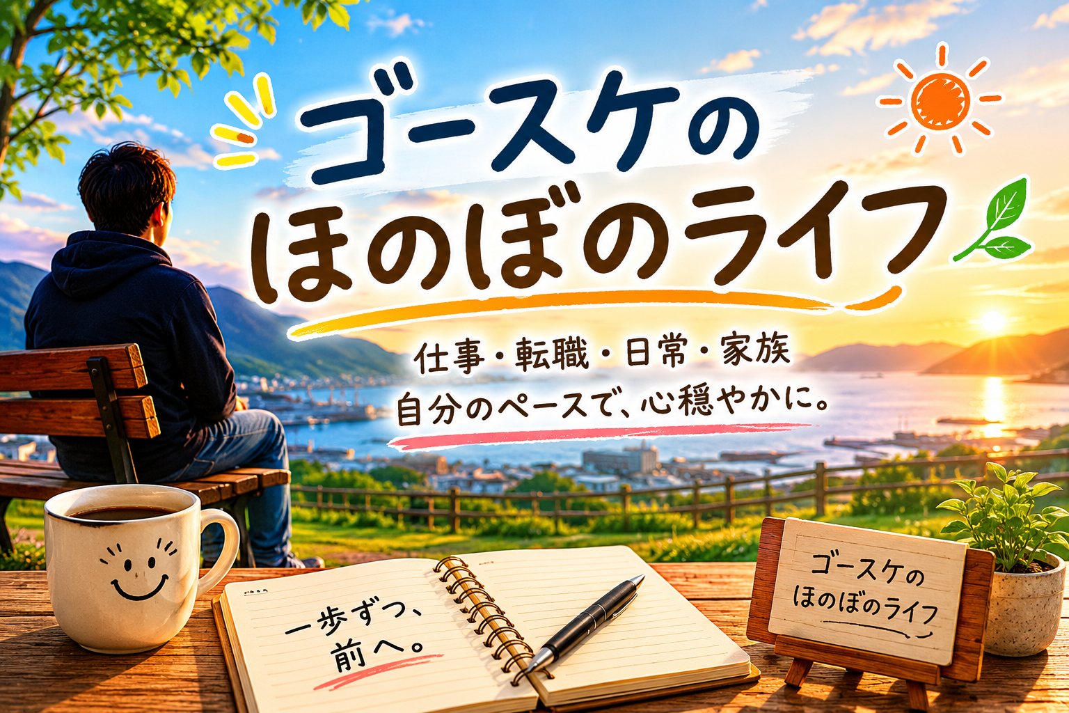 「はじめまして。ゴースケのほのぼのライフへようこそ」